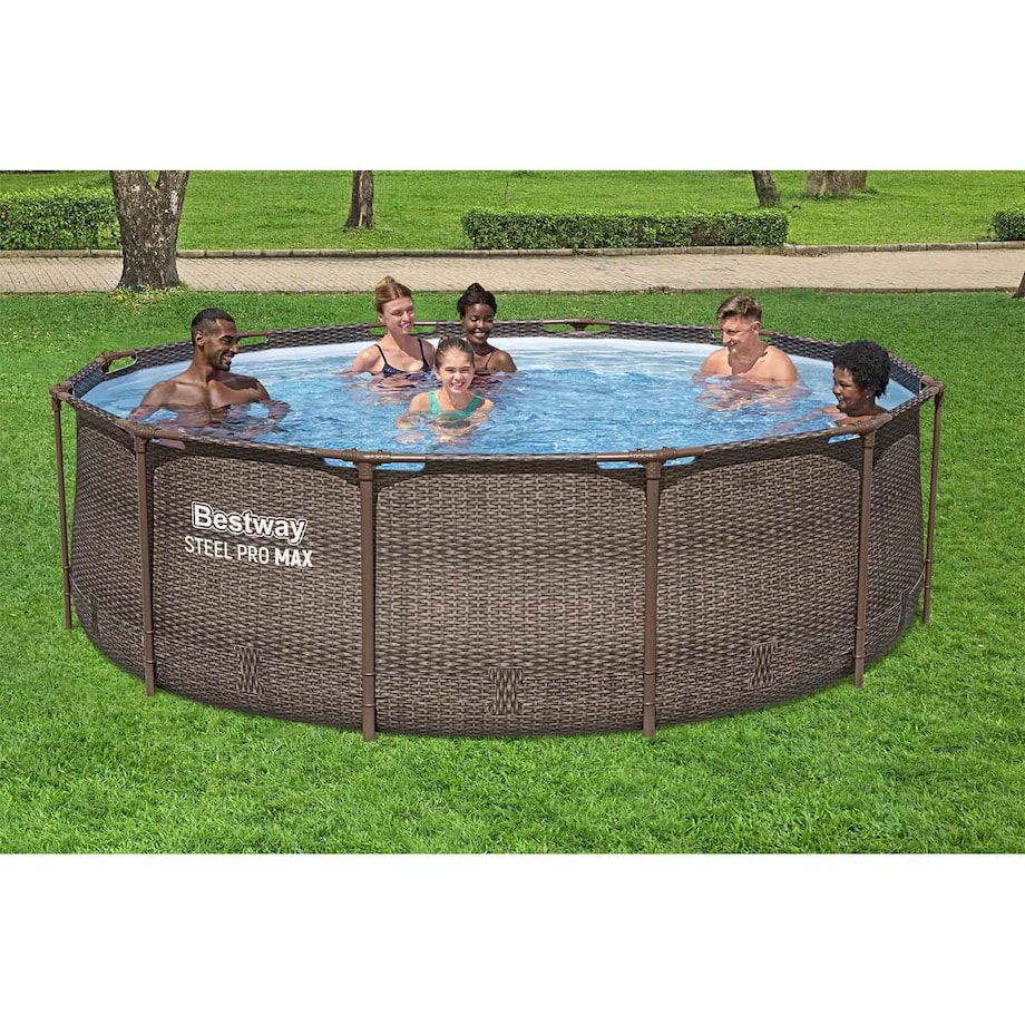 Basen ogrodowy stelażowy 366x100cm Bestway 56709-17W1