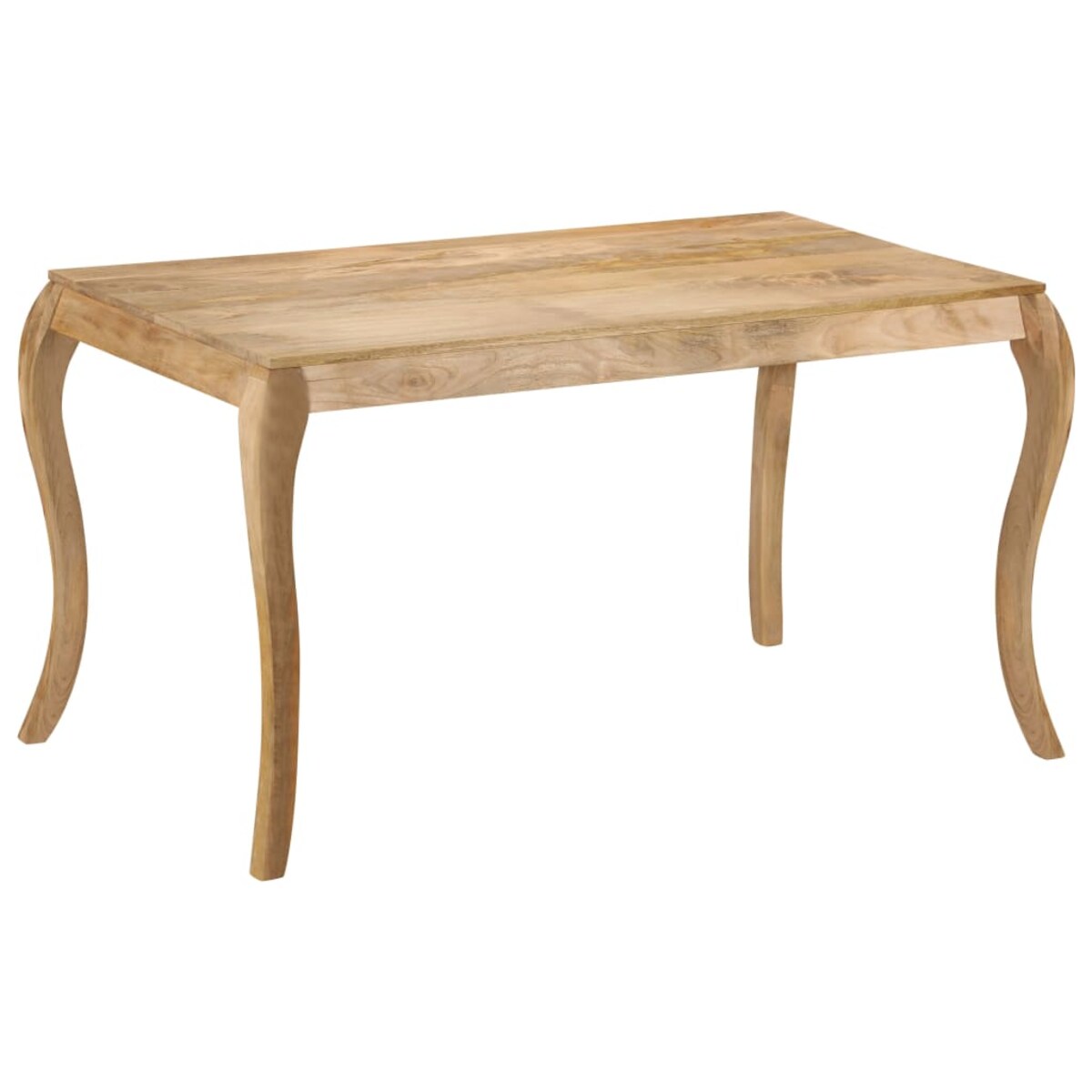 vidaXL Stół jadalniany z litego drewna mango, 135 x 75 x 76 cm