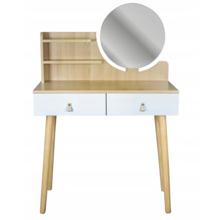 Toaletka z lustrem SCANDI kosmetyczna skandynawska