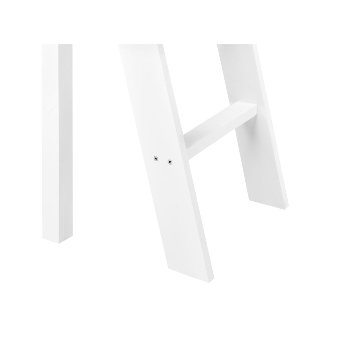 Łóżko na antresoli Drewno ASCOUX 90 x 200 cm Biały