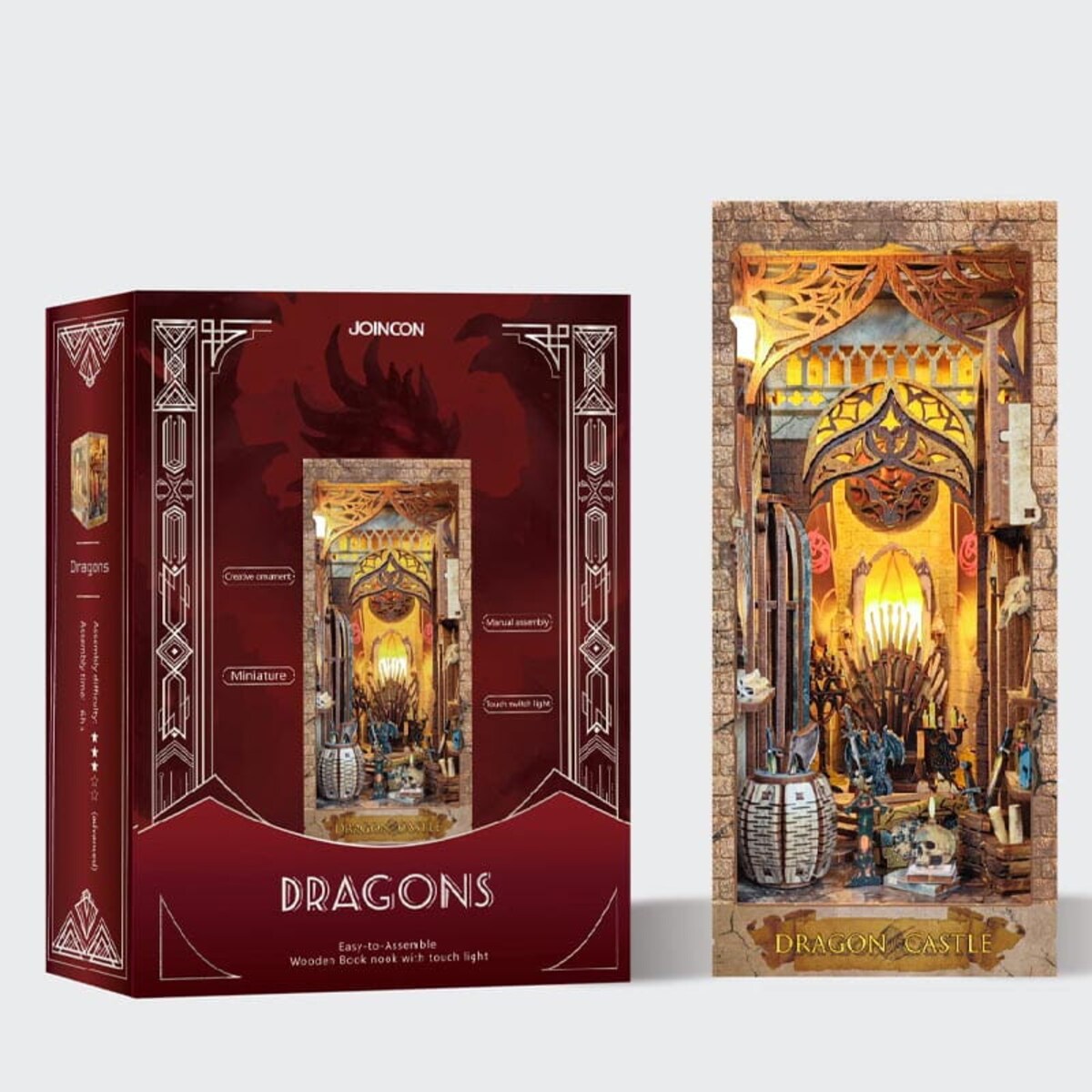 Miniaturowy domek Book Nook - Tron smoka - Joincon