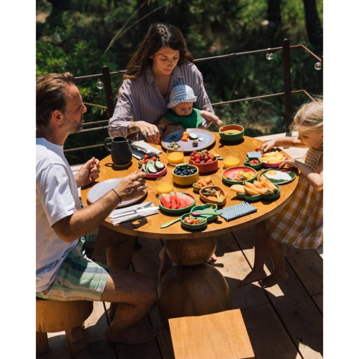 Oli & Carol Drewniany Talerzyk dla Dziecka Arbuz