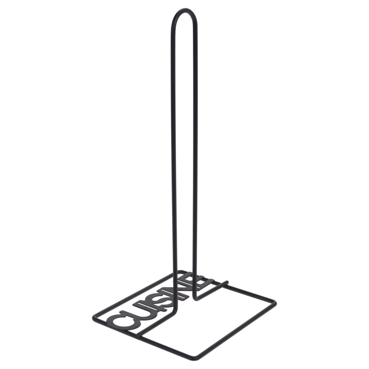 Wyjątkowy metalowy wieszak na ręczniki kuchenne Markowy Houseware w kolorze czarnym