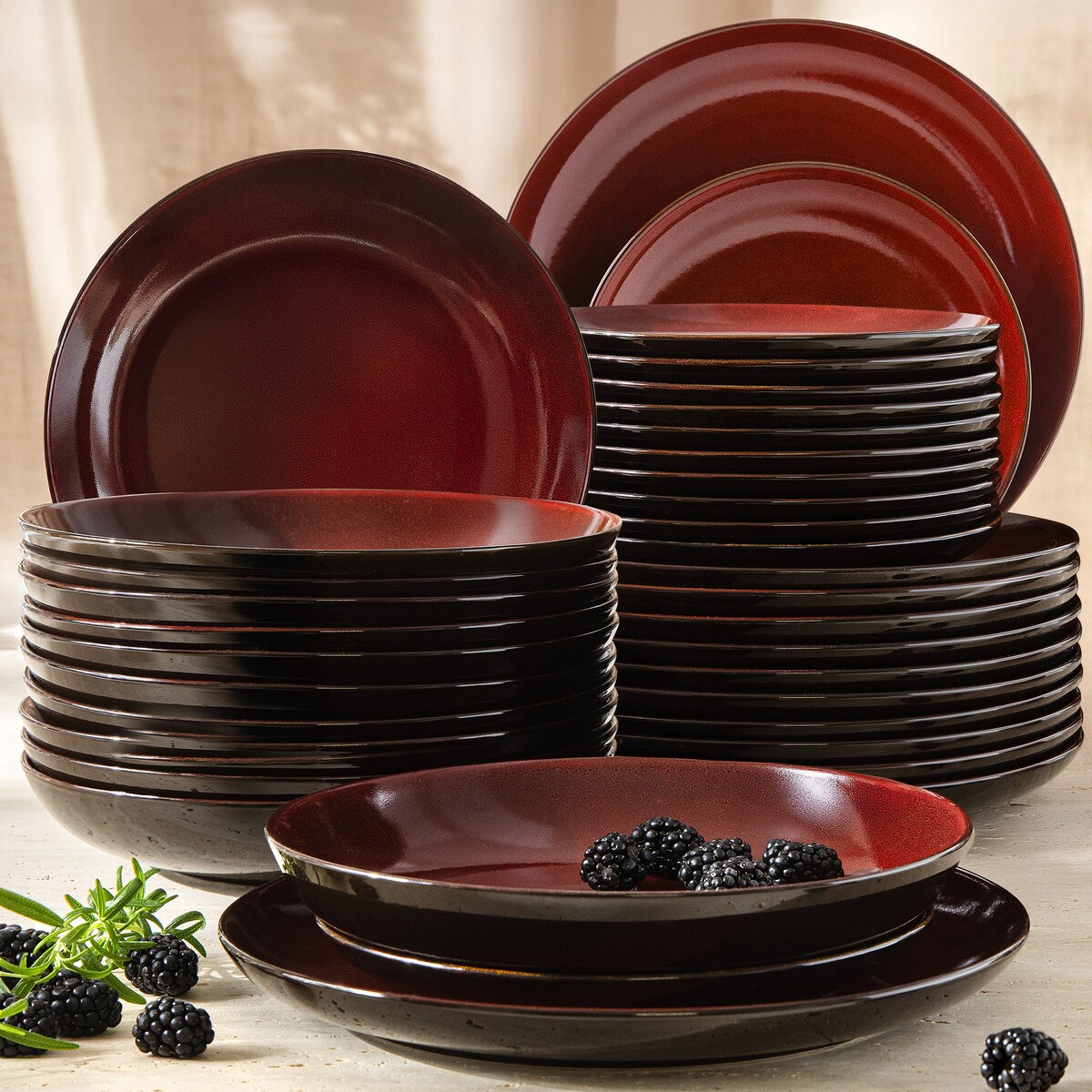 GAMBIA Zestaw obiadowy 12 os. (36 el.)