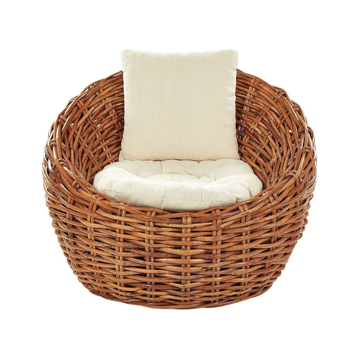 Krzesło ogrodowe Rattan Naturalny LERICI