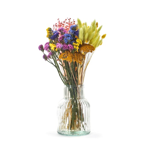 Zestaw suszonych kwiatów do wazonu Spring - zatrwian, phalaris, krwawnik