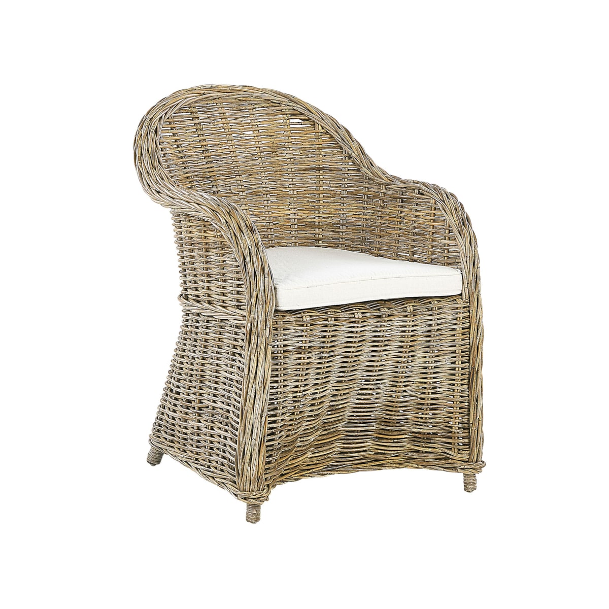 Fotel ogrodowy rattanowy naturalny SUSUA