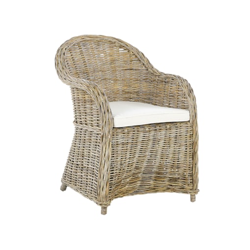 Fotel ogrodowy rattanowy naturalny SUSUA