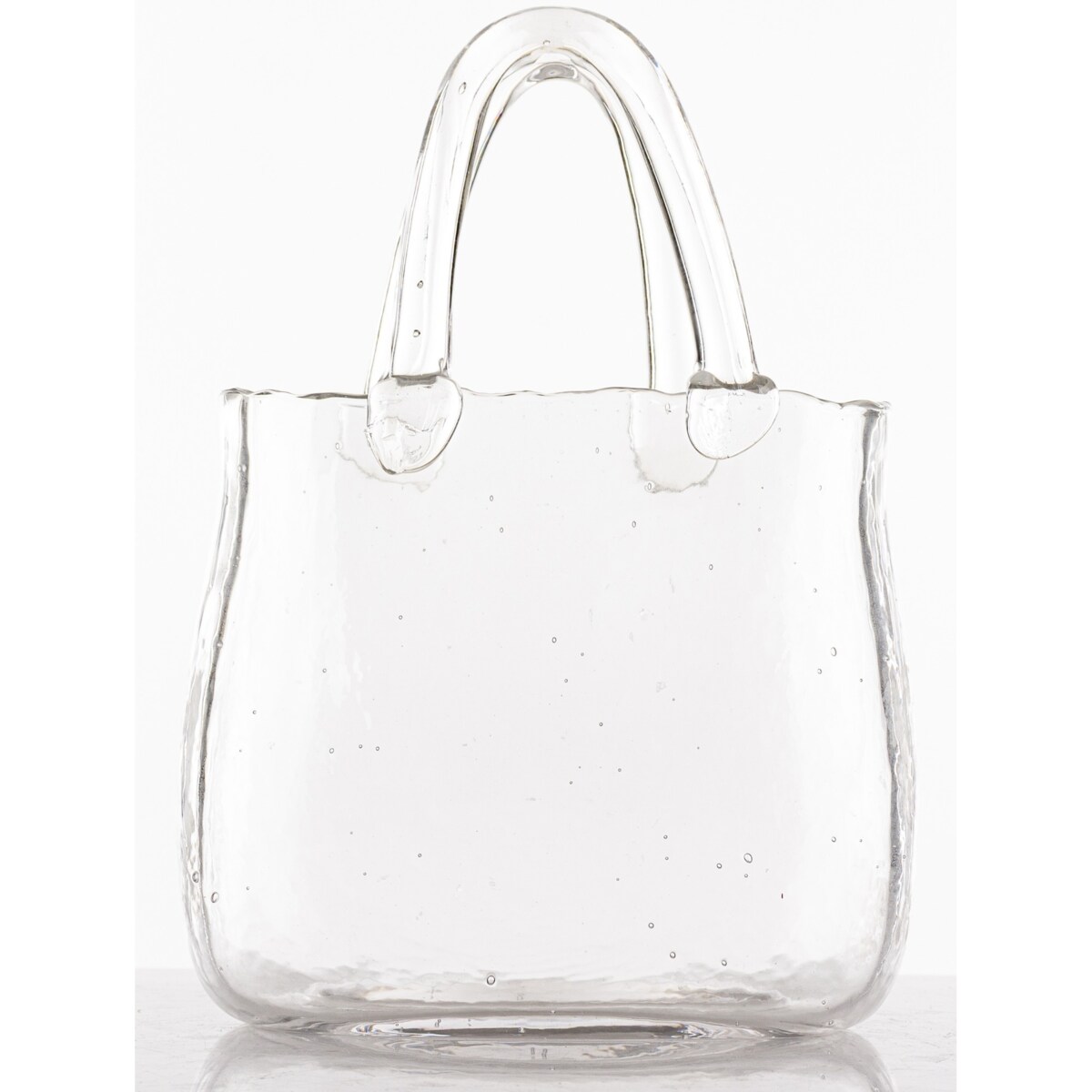 Wazon szklany 25x16x16 cm TORBA przeźroczysta