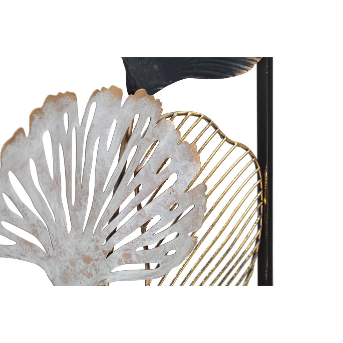 Panel ścienny metalowy ORY, czarny, 31x90 cm