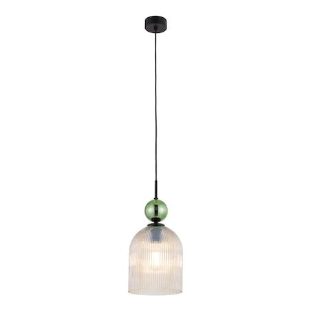 Lampa Wisząca Tk Lighting Sophia Big 1Xe27 Koniakowy Klosz Zielona Kulka