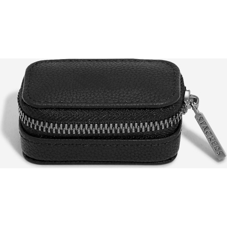 Etui podróżne na spinki do mankietów Stackers mini czarne