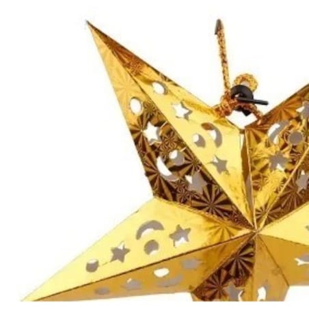Gwiazda Papierowa 3D Zawieszka Świąteczna Duża