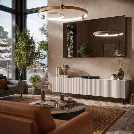 Szafka RTV PAXOS 2 200cm kaszmirowa