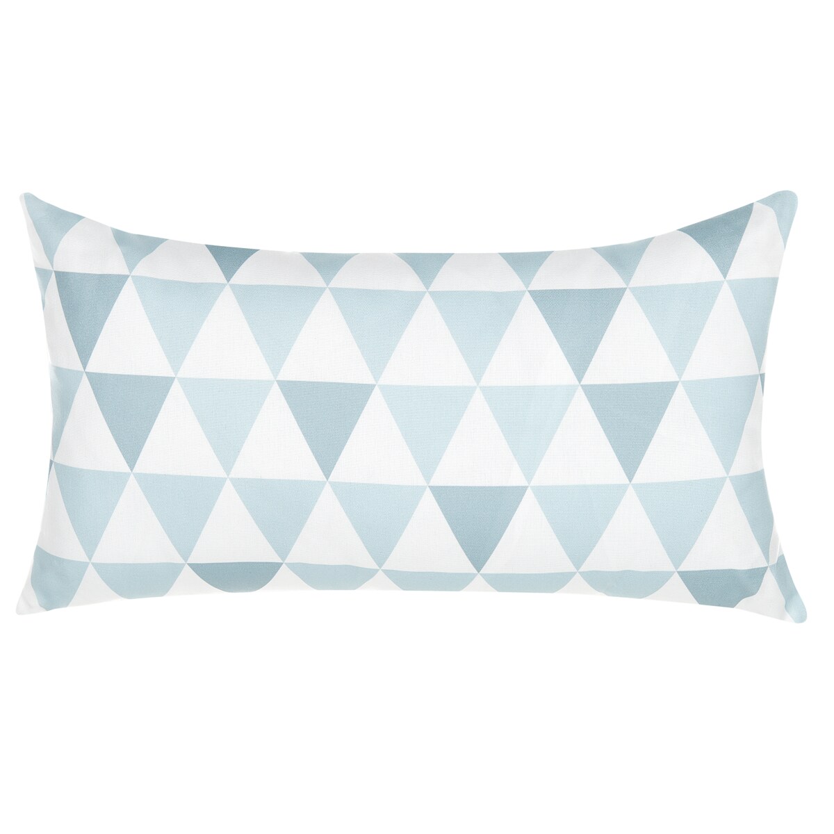 Zestaw 2 poduszek ogrodowych TRIFOS Wzór geometryczny 40 x 70 cm Niebieski