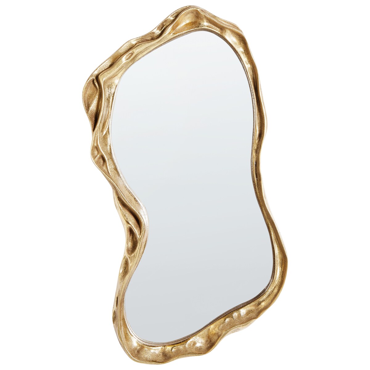 Lustro ścienne SERY 38 cm 75 cm Złoty