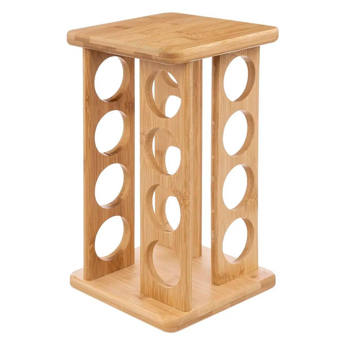 Zestaw pojemników na przyprawy, bamboo - 17 elementów w komplecie