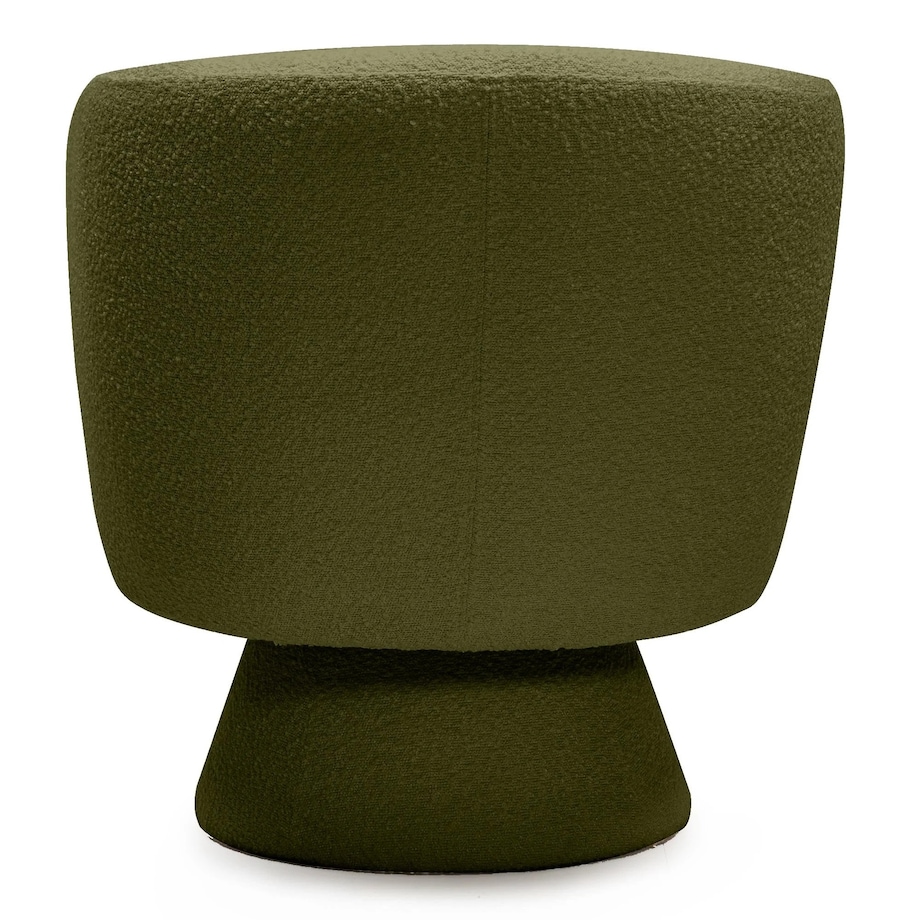 Fotel obrotowy 80x72x70 cm bouclé Nalf - VI oliwkowozielony