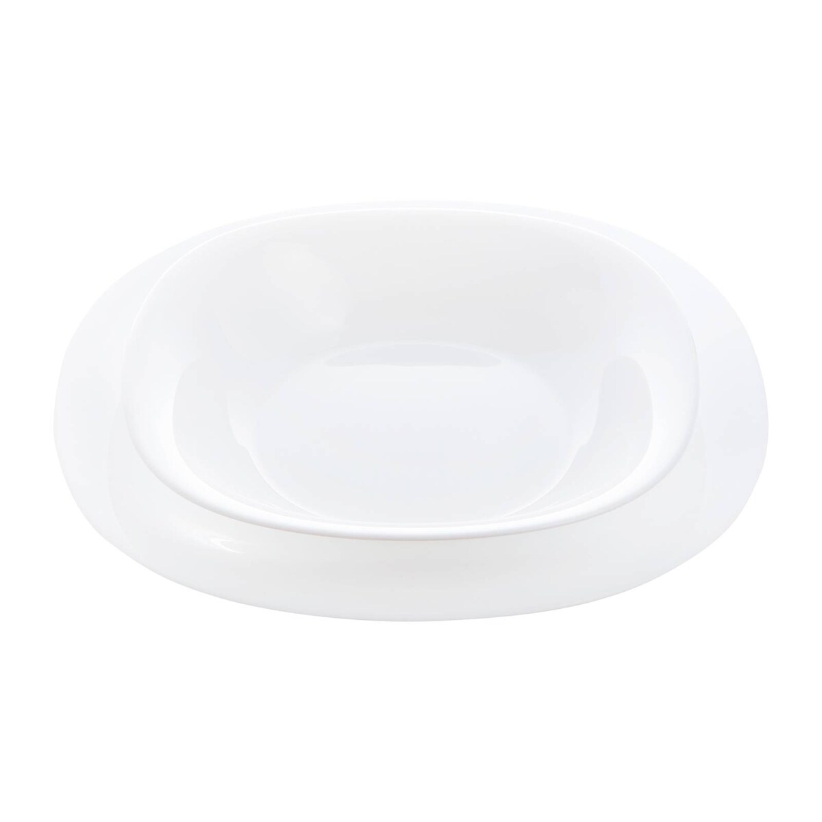 TALERZ OBIADOWY GŁĘBOKI 6 x 21 cm CARINE LUMINARC