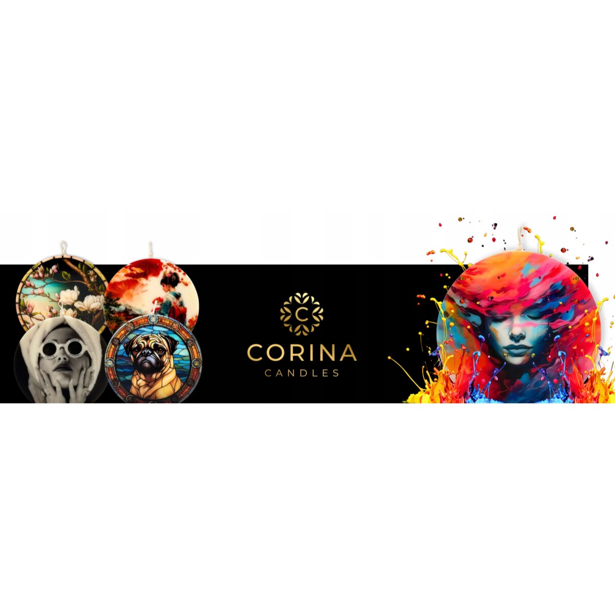 Świeczka Sojowa Prezent dla Żony Teściowej Świeca Ozdobna Bezzapachowa