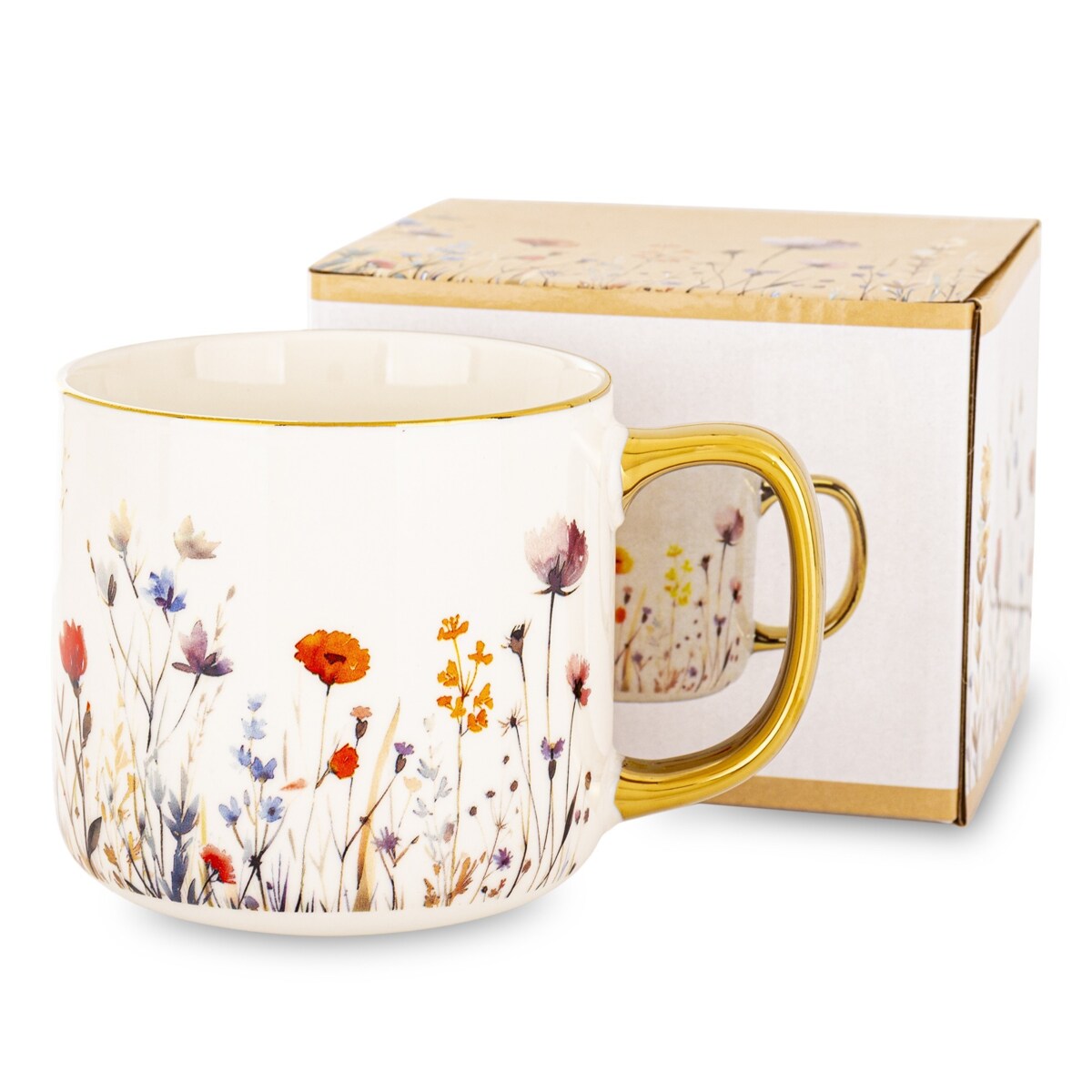 Kubek porcelanowy 450 ml 9x12x9,5 cm FIORENTINO