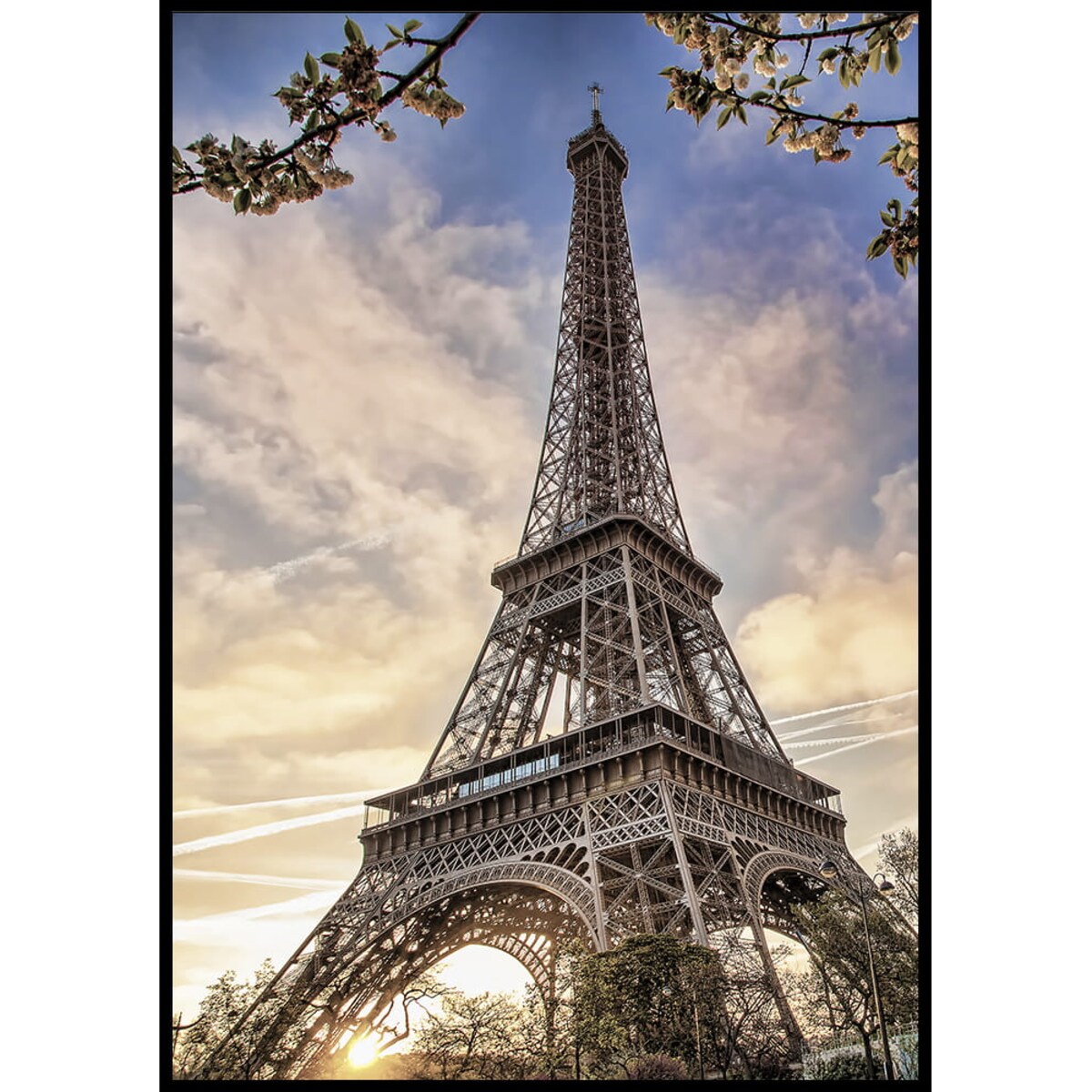 plakat wieża eiffla paryż francja 30x40 cm