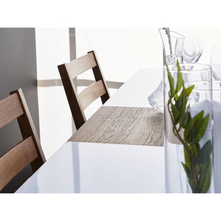 Stół do jadalni rozkładany 160/200 x 90 cm biały KALUNA
