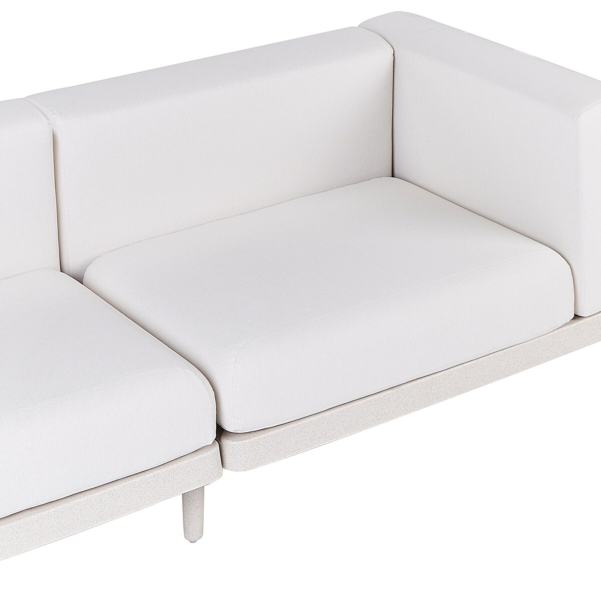 Sofa ogrodowa dla 2 osób FERRETTI Jasnobeżowy