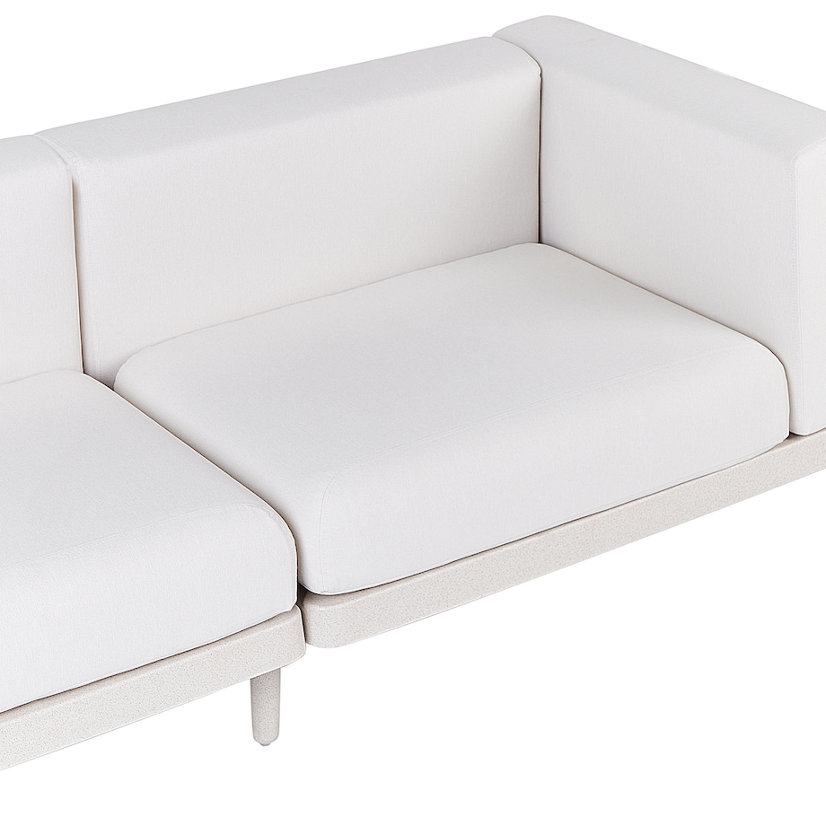 Sofa ogrodowa dla 2 osób FERRETTI Jasnobeżowy