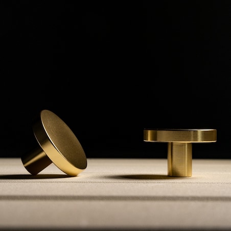 Gałka meblowa uchwyt do mebli złota klasyczna do szafek szuflad 30mm