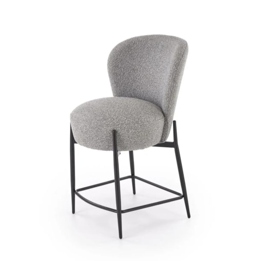 Hoker niski H126 VELVET szary