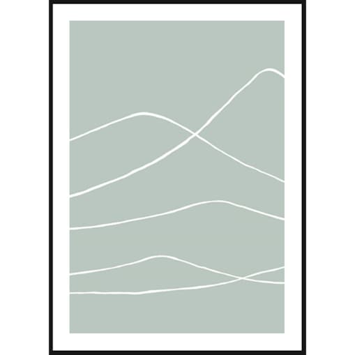 Poster Story, Plakat, Obraz - Górska Biała Linia, wymiary 70 x 100 cm