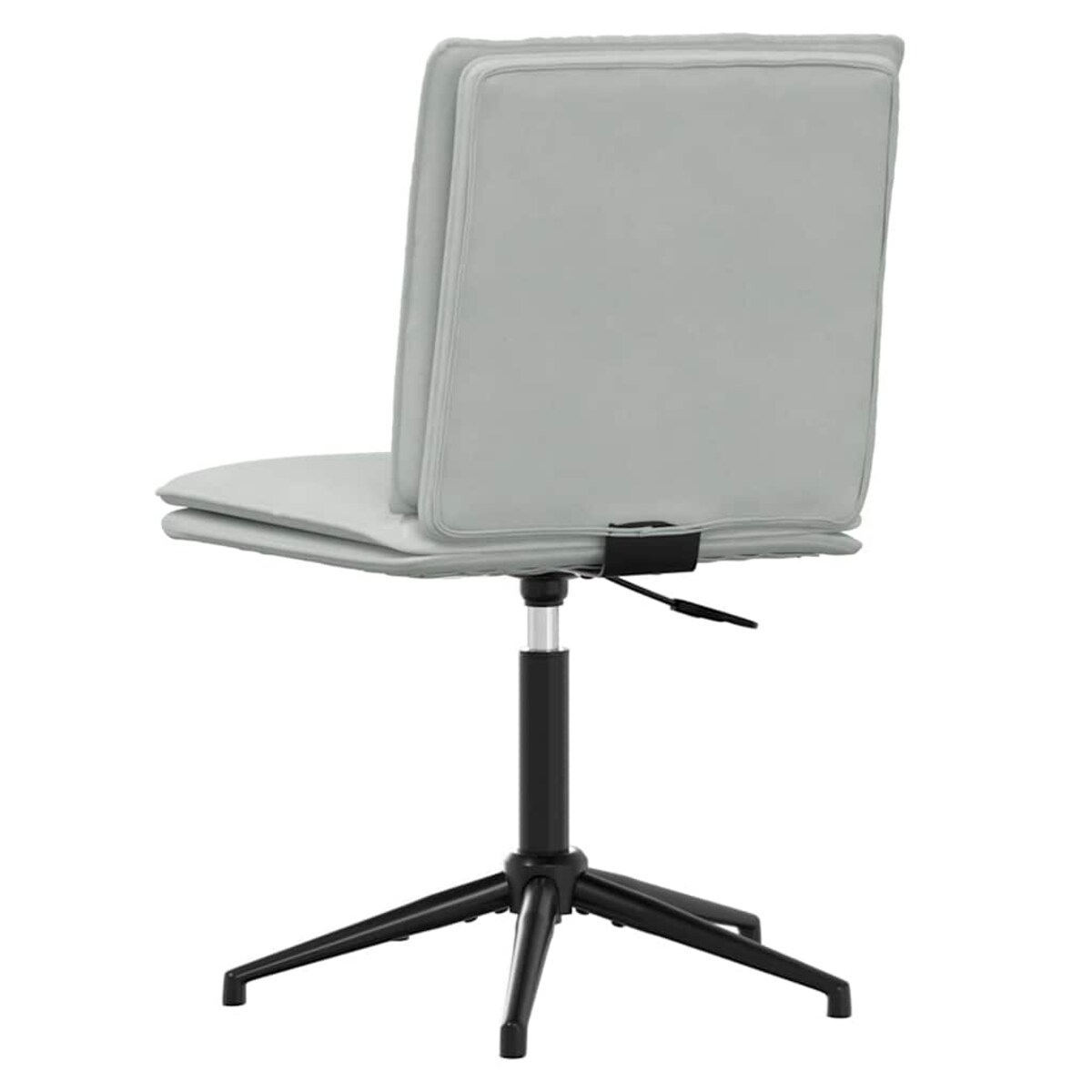 vidaXL Krzesła stołowe, 2 szt., jasnoszare, aksamitne