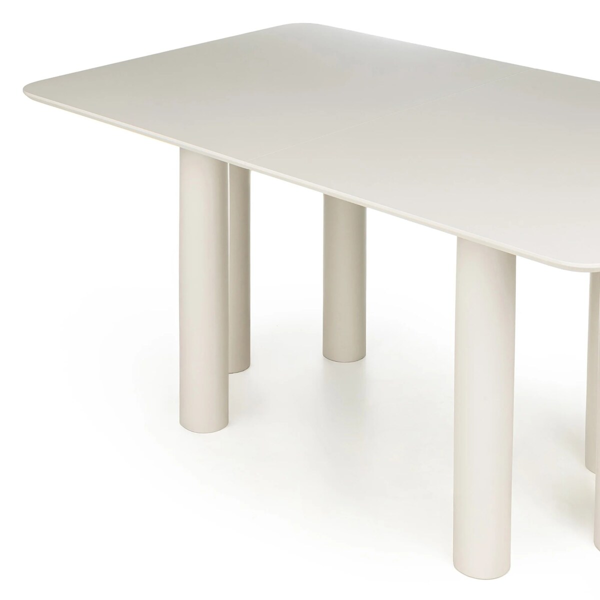 Stół rozkładany z drewna bukowego 75x140-200x90 cm ANITA-3 kaszmir