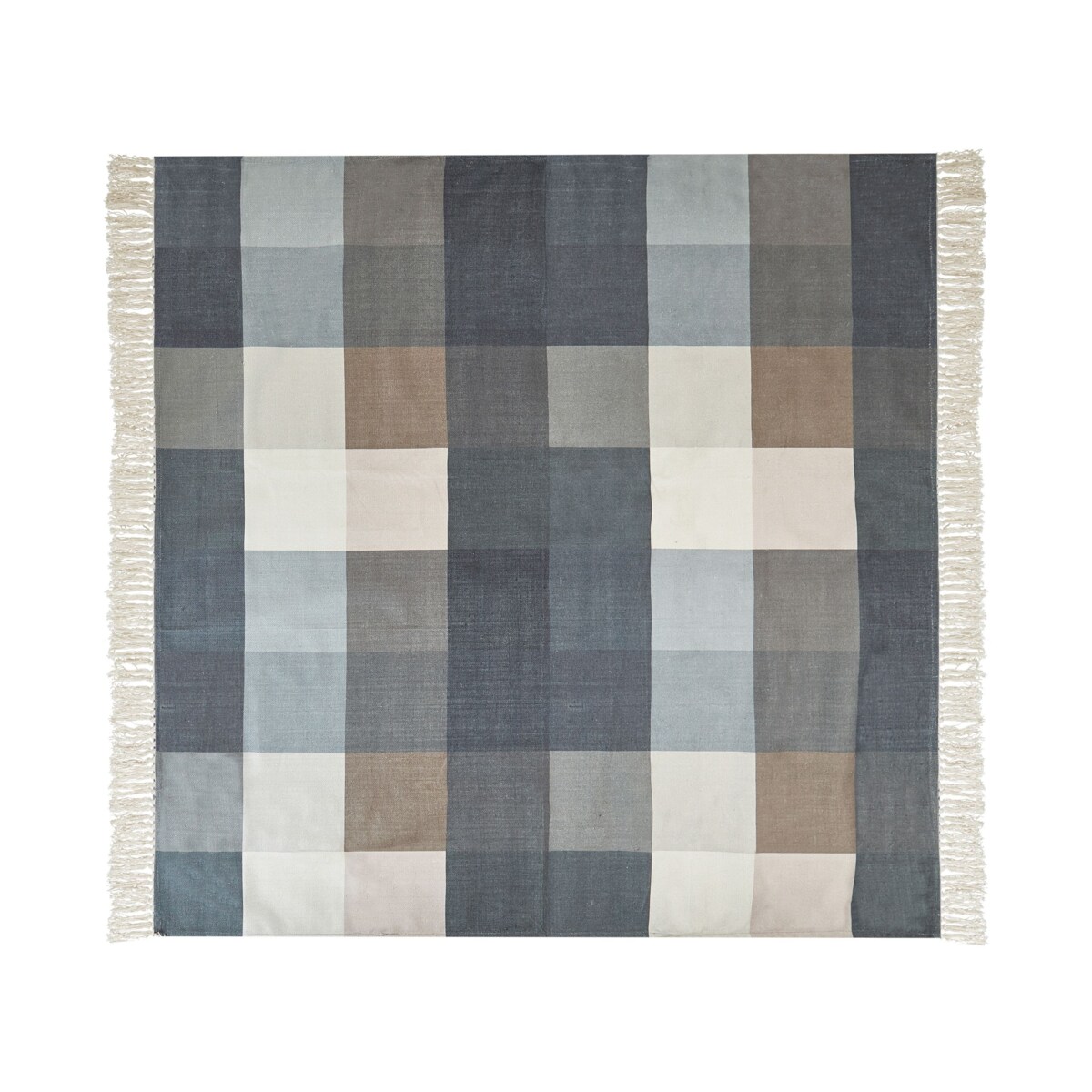 Koc piknikowy LUNDA 200 x 200 cm Szary