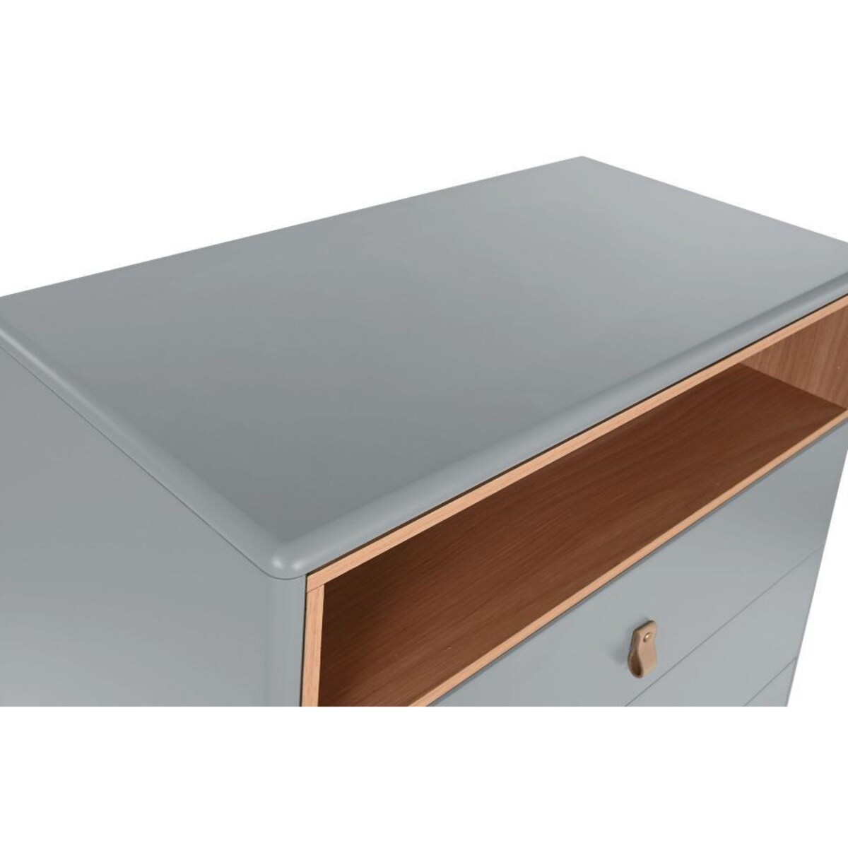 Komoda 117x40x80 cm szara SKONE-i