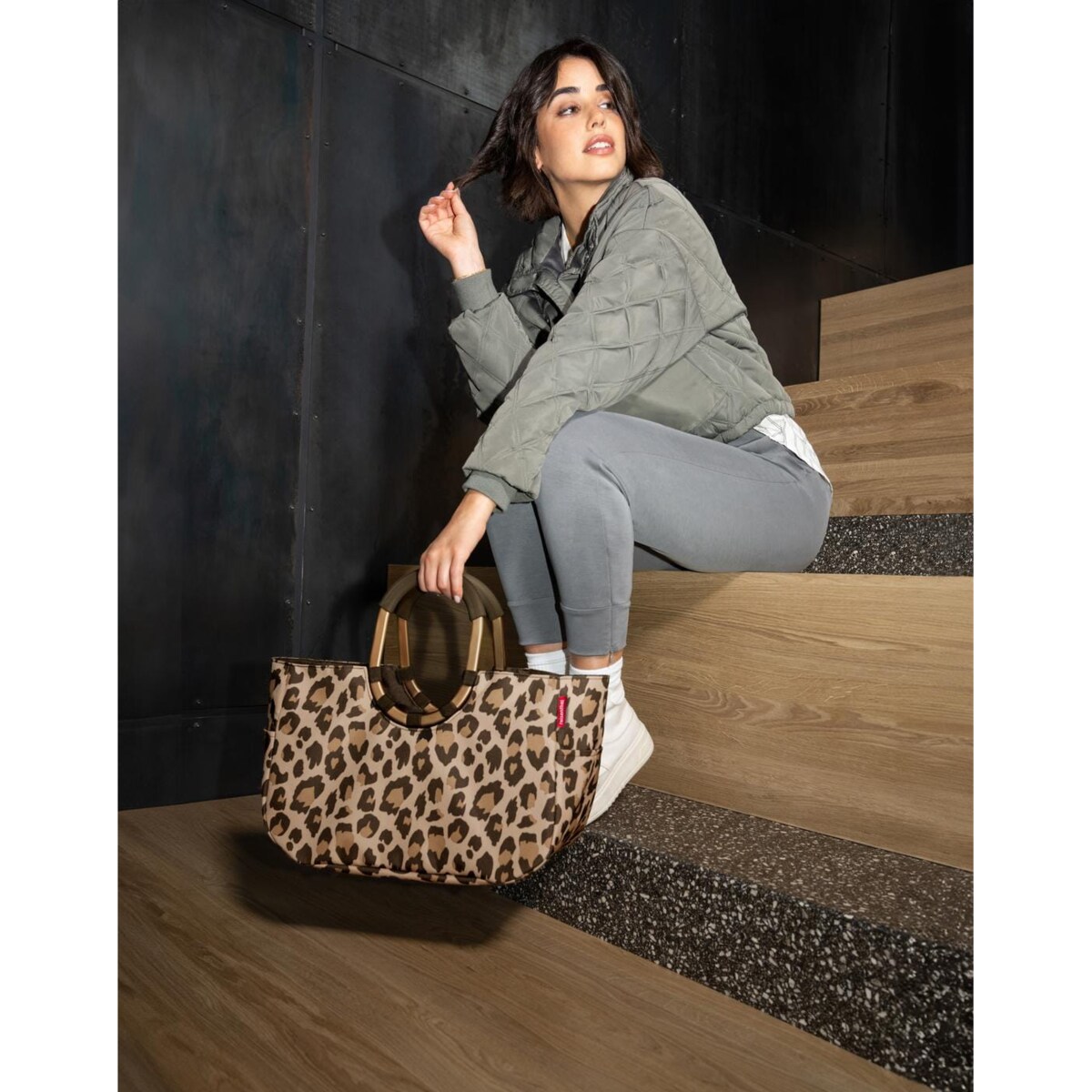 Torba LOOPSHOPPER M FRAME, leo macchiato