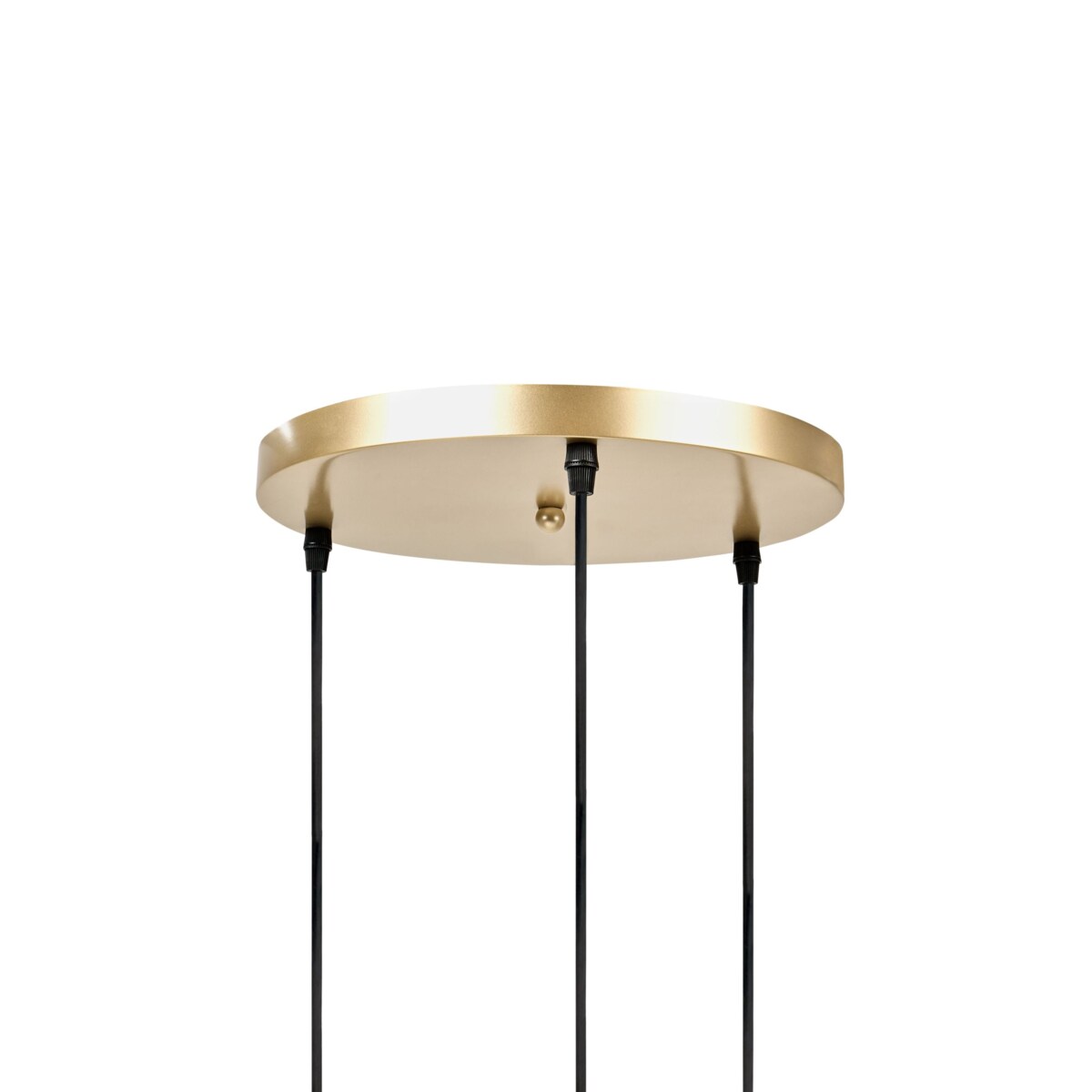 Lampa wisząca 3-punktowa ARAS LED Szkło Złoty