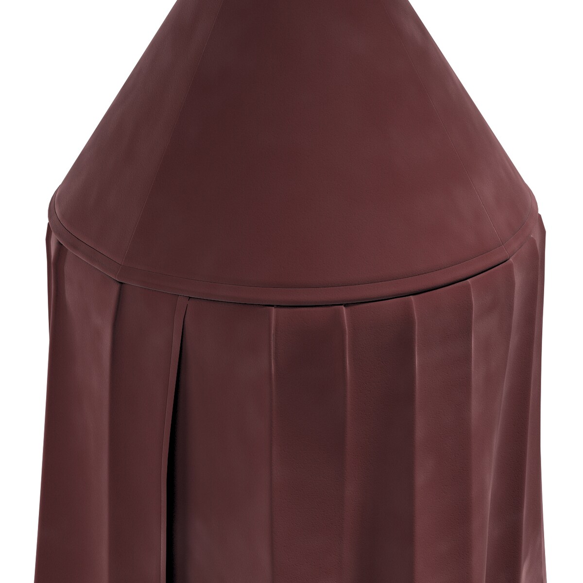 Baldachim do łóżeczka, bordowy, fi 50cmx230cm, Posh Velvet