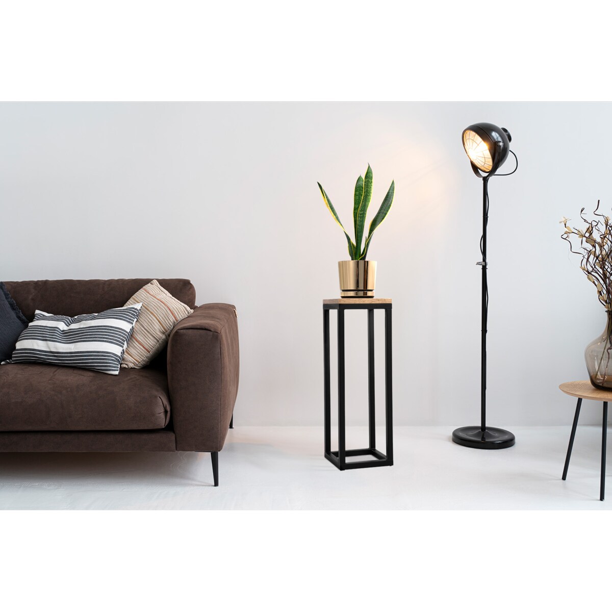 Meble dekoracyjne KS-35 KWIETNIK DREWNO M z serii KAJA HOME