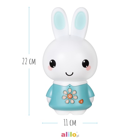 Króliczek Honey Bunny G6PRO - turkusowy Alilo