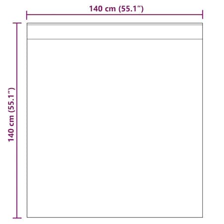vidaXL Zasłony woalowe z zakładką na górze 2 szt. Brązowe