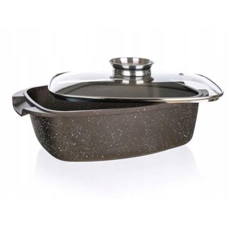 DUŻY GARNEK BRYTFANKA z dozownikiem 5,7L do gotowania pieczenia na prezent