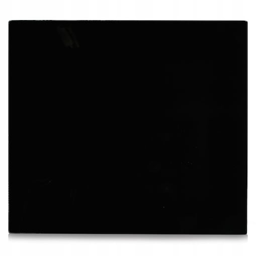 Szklana Płyta Ochronna na Kuchenkę Czarna 56 x 50 cm Kuchenna Nakładka