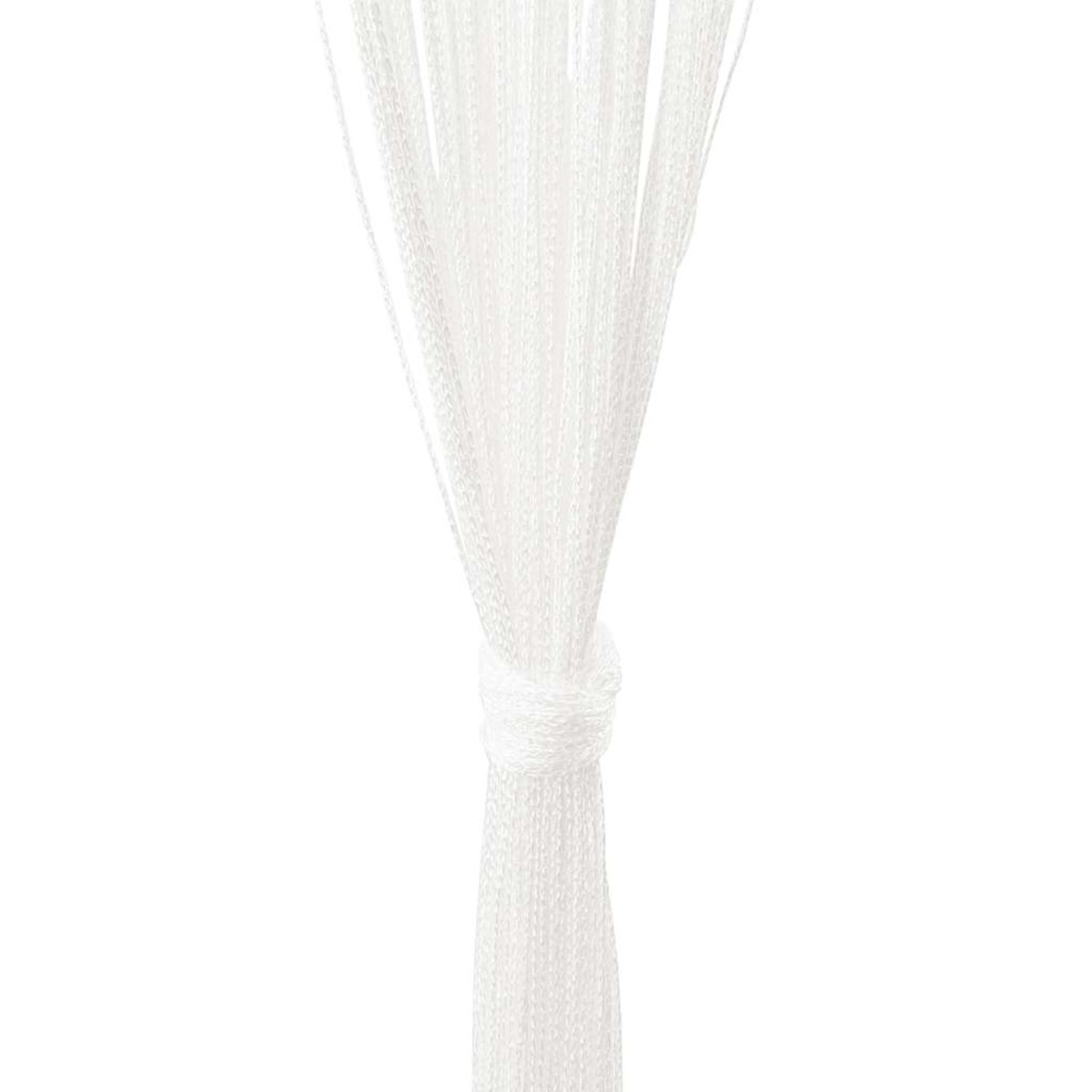 vidaXL Zasłony sznurkowe, 2 sztuki, 140 x 250 cm, białe