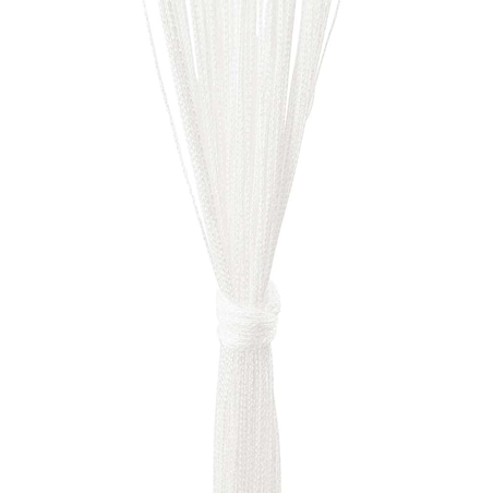 vidaXL Zasłony sznurkowe, 2 sztuki, 140 x 250 cm, białe