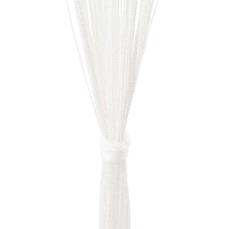 vidaXL Zasłony sznurkowe, 2 sztuki, 140 x 250 cm, białe