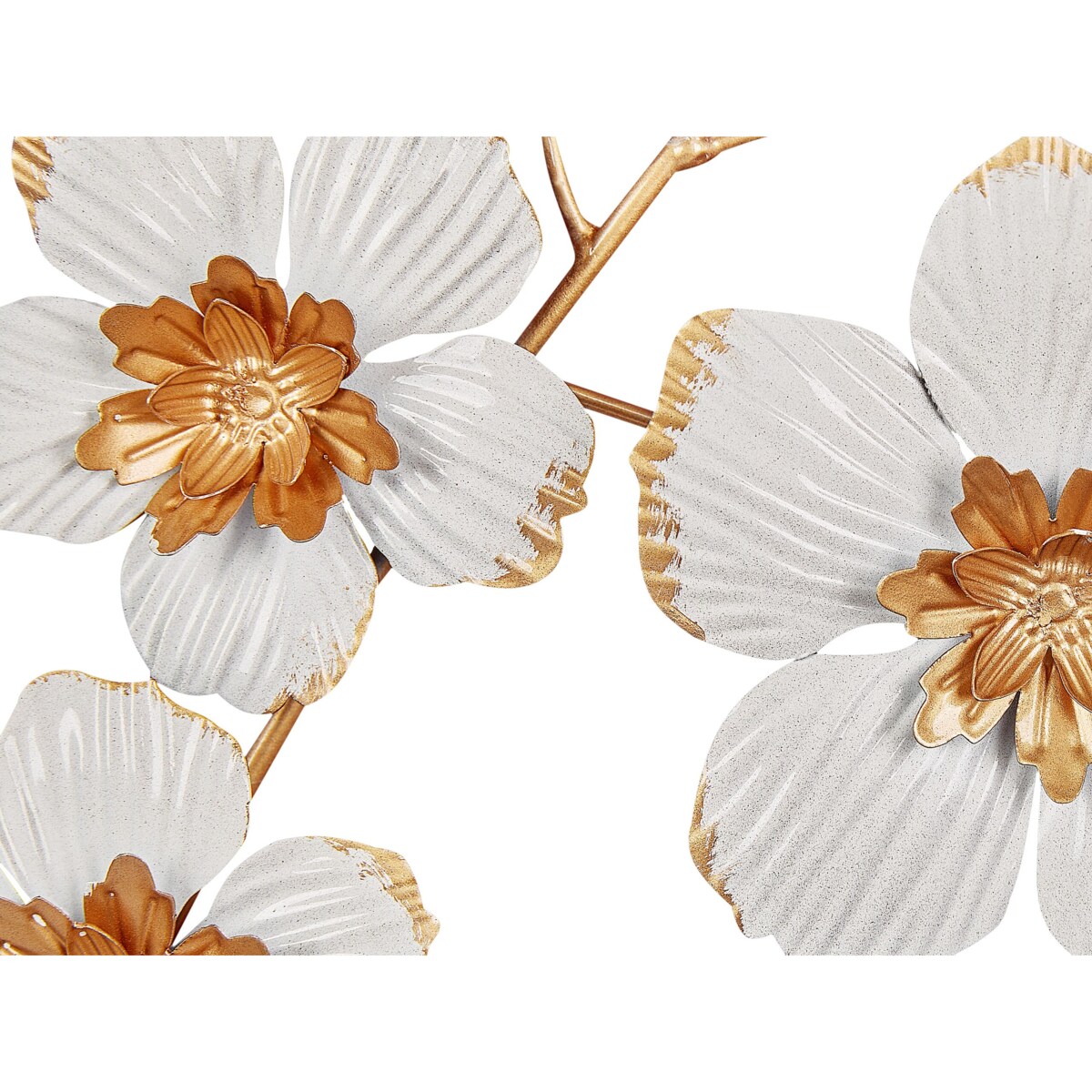 Dekoracja ścienna zielona ze złotym DUBNIUM