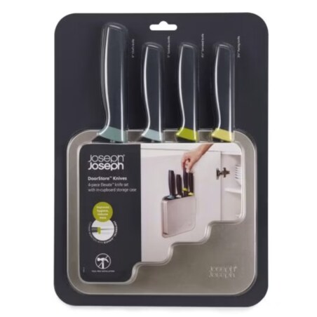 Zestaw noży Elevate w bloku na drzwiczki, 22 x 19 cm, Joseph Joseph