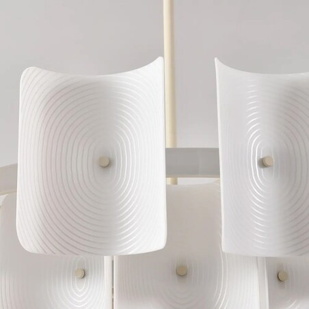 Lampa sufitowa wisząca LED Biała APP1671-1CP